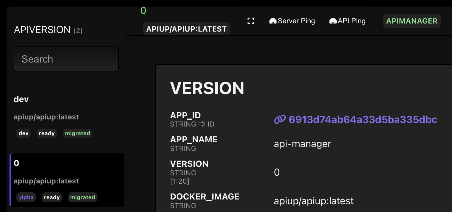 Api. Up API UP